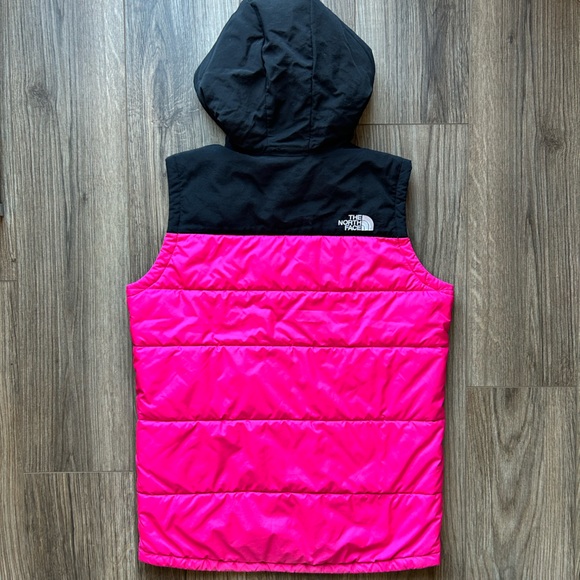 North Face Youth Puffy Pink Vest | xl - Picture 7 of 13